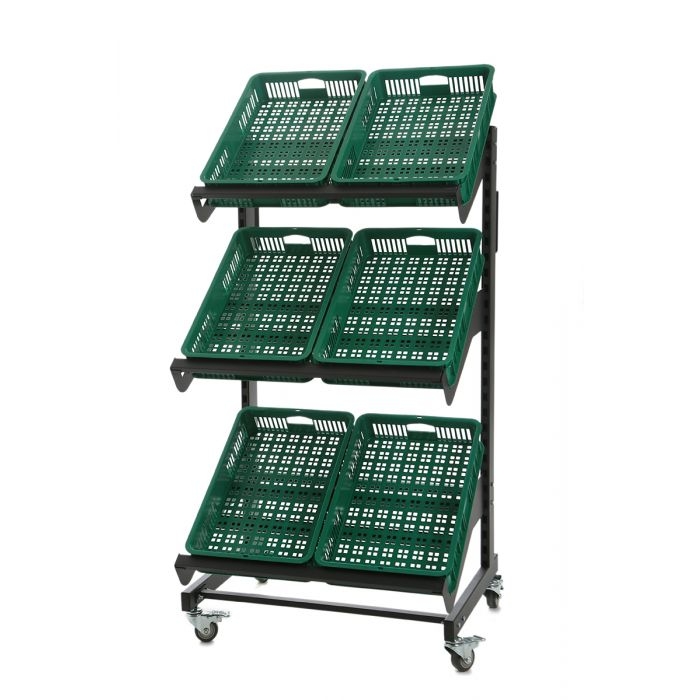 Mobile Vegetable Display Units - COLLECTION ONLY EXCLUDING BASKETS