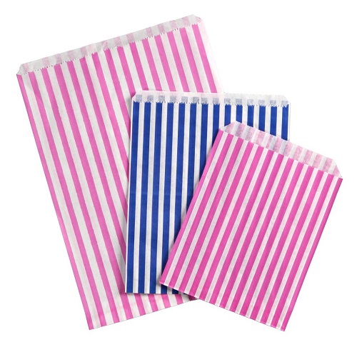 Candy Stripe Paper Bags